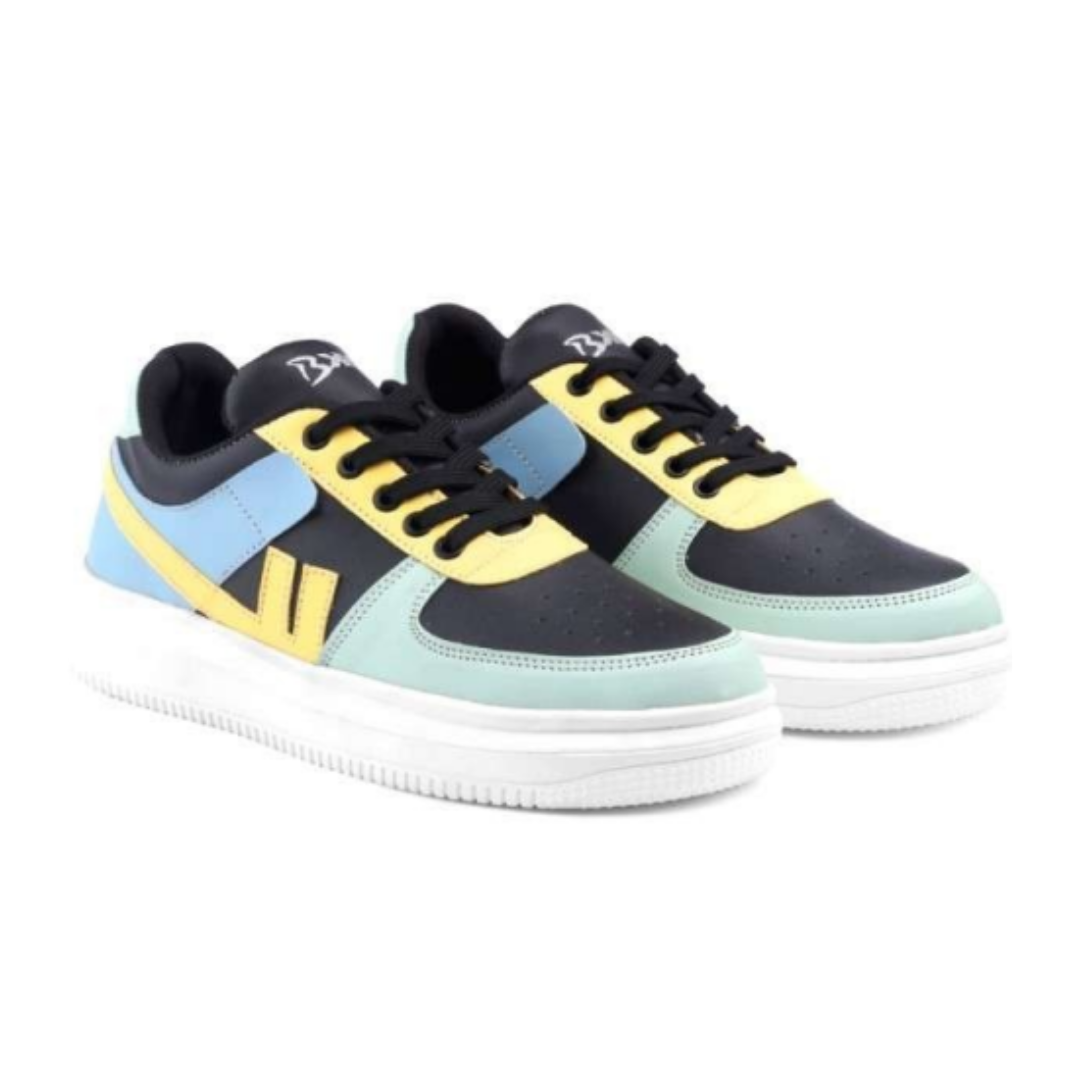 Baxxy Street Fusion Multicolor Sneakers | Made in India | For Men | 10 Pair